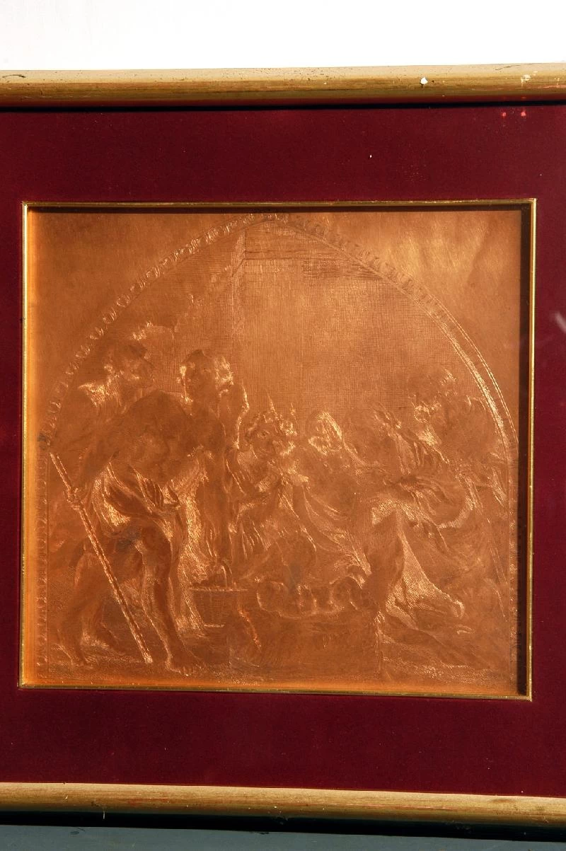 Barbieri A. (1806 - 1808), Adorazione dei pastori, rame, bulino